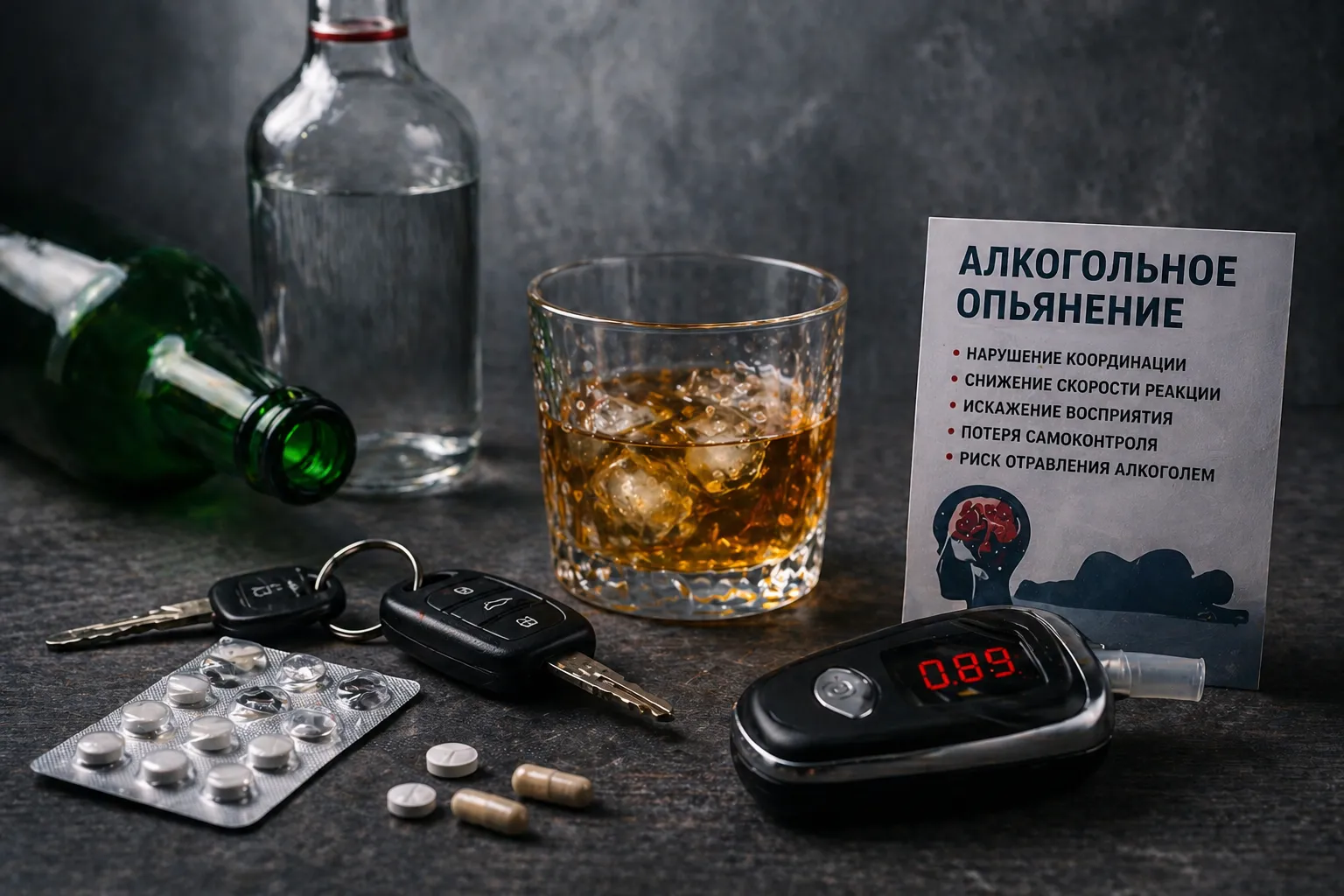 Алкогольное опьянение: стадии и помощь